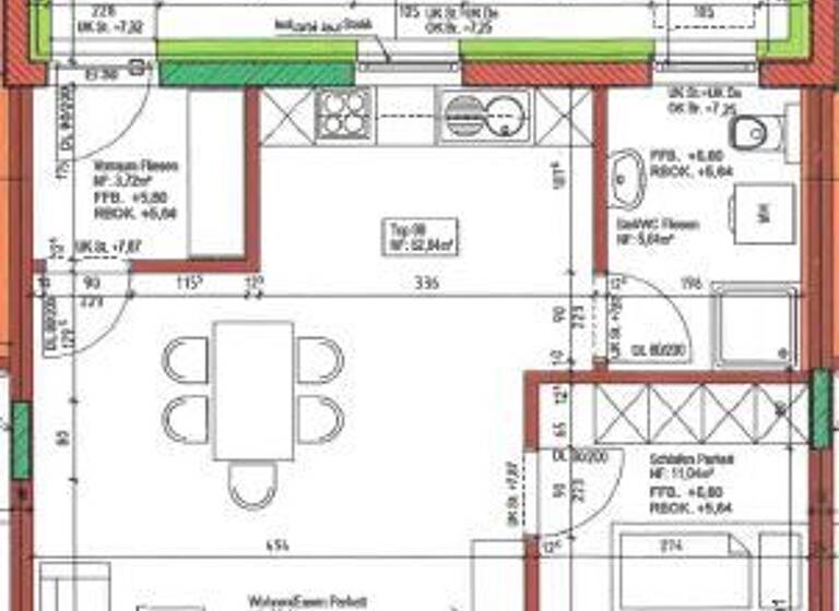 Terrassenwohnung zur Miete 825 € 2 Zimmer 52,8 m² 2. Geschoss Dornbirn 6850