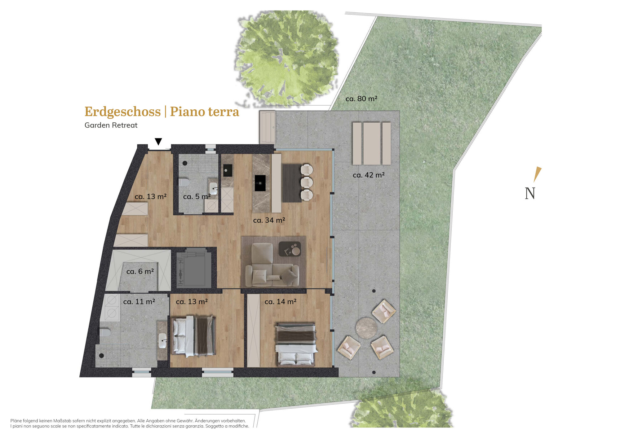 Wohnung zum Kauf 3 Zimmer 96 m²<br/>Wohnfläche EG<br/>Geschoss Schenna 39017