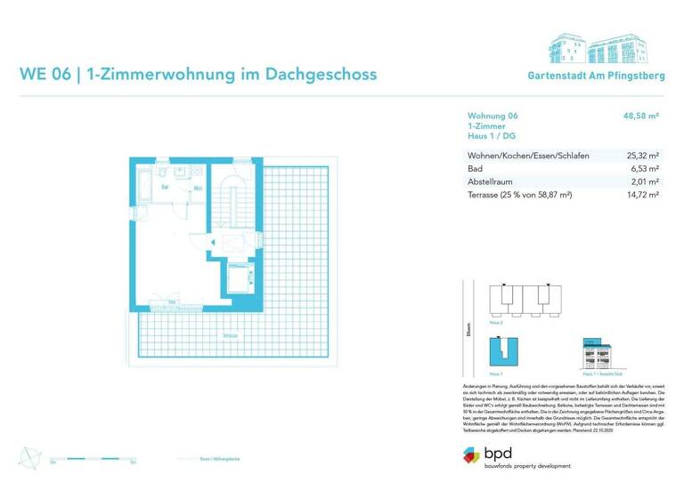 Studio zum Kauf provisionsfrei 230.000 € 1 Zimmer 48,6 m² Geschoss 3/3 frei ab sofort Elbestraße 1 Zepernick Panketal 16341