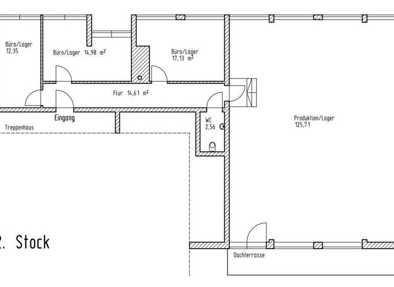 Produktionshalle zur Miete 2.550 € 207 m² Lagerfläche Feldmoching-Hasenbergl München 80935