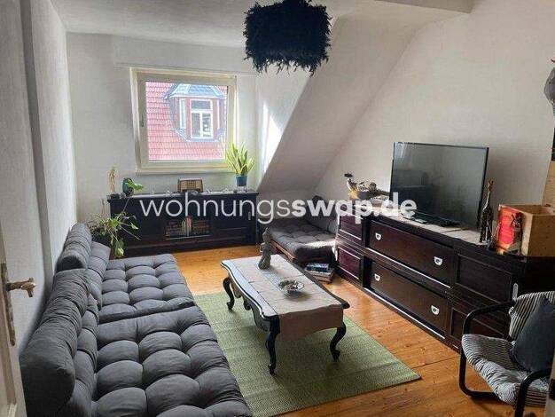 Studio zur Miete Tauschwohnung 800 € 2 Zimmer 50 m² 3. Geschoss Neckarstadt Mannheim 68167