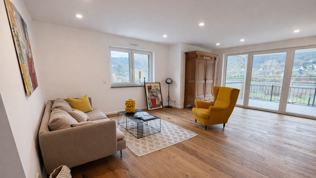 Wohnung zum Kauf provisionsfrei 399.900 € 3 Zimmer 93 m² 1. Geschoss Merlerstraße 45a Merl Zell (Mosel) 56856