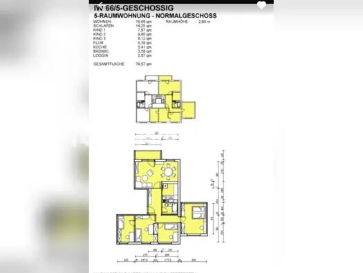 Wohnung zur Miete Tauschwohnung 600 € 5 Zimmer 78 m² 3. Geschoss Niedersedlitz Ortsamtsbereich Prohlis 01257