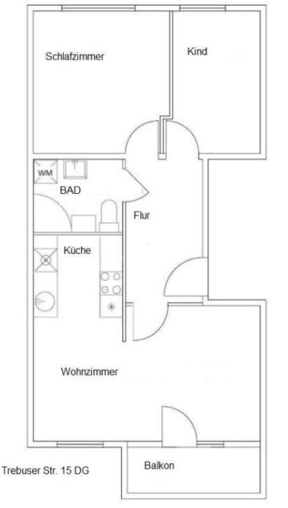 Wohnung zur Miete 200 € 3 Zimmer 60 m²<br/>Wohnfläche 4.<br/>Geschoss 01.01.2025<br/>Verfügbarkeit Trebuser Straße 15 Uhsmannsdorf Rothenburg/Oberlausitz 02929