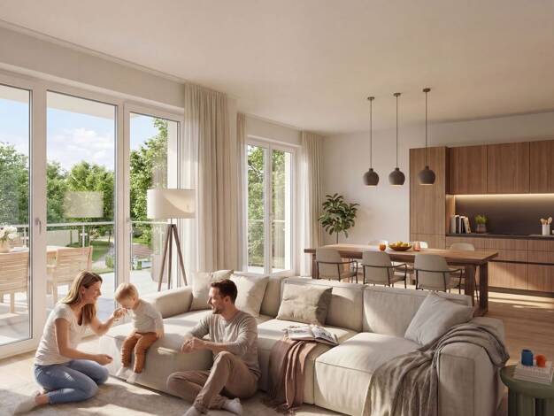 Wohnung zum Kauf - Neubau provisionsfrei 331.830 € 3 Zimmer 73,7 m² 1. Geschoss Sporckstraße 13 Hövelhof Hövelhof 33161