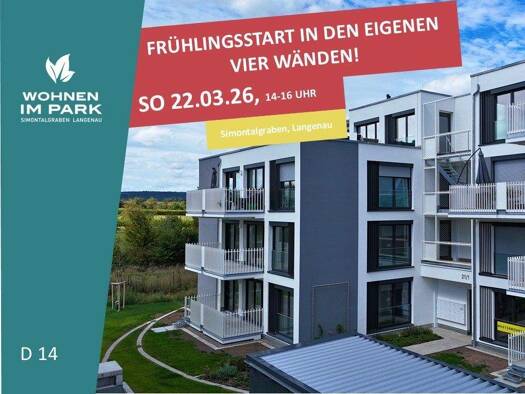 Wohnung zum Kauf - Neubau provisionsfrei 463.900 € 3 Zimmer 89,1 m² 2. Geschoss Am Simontalgraben 23 Langenau 89129