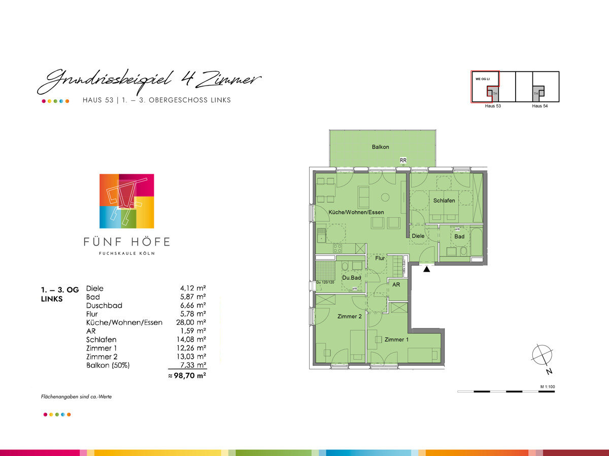 Wohnung zum Kauf 565.000 € 4 Zimmer 99 m²<br/>Wohnfläche 4.<br/>Geschoss 01.05.2025<br/>Verfügbarkeit Friedrich-Hirsch-Straße 9 Elsdorf Köln / Elsdorf 51145