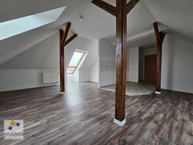 Wohnung zur Miete 300 € 1 Zimmer 36 m² Dachgeschoss, 4. Geschoss frei ab sofort Goetheweg 1 Mühlhausen Mühlhausen 99974