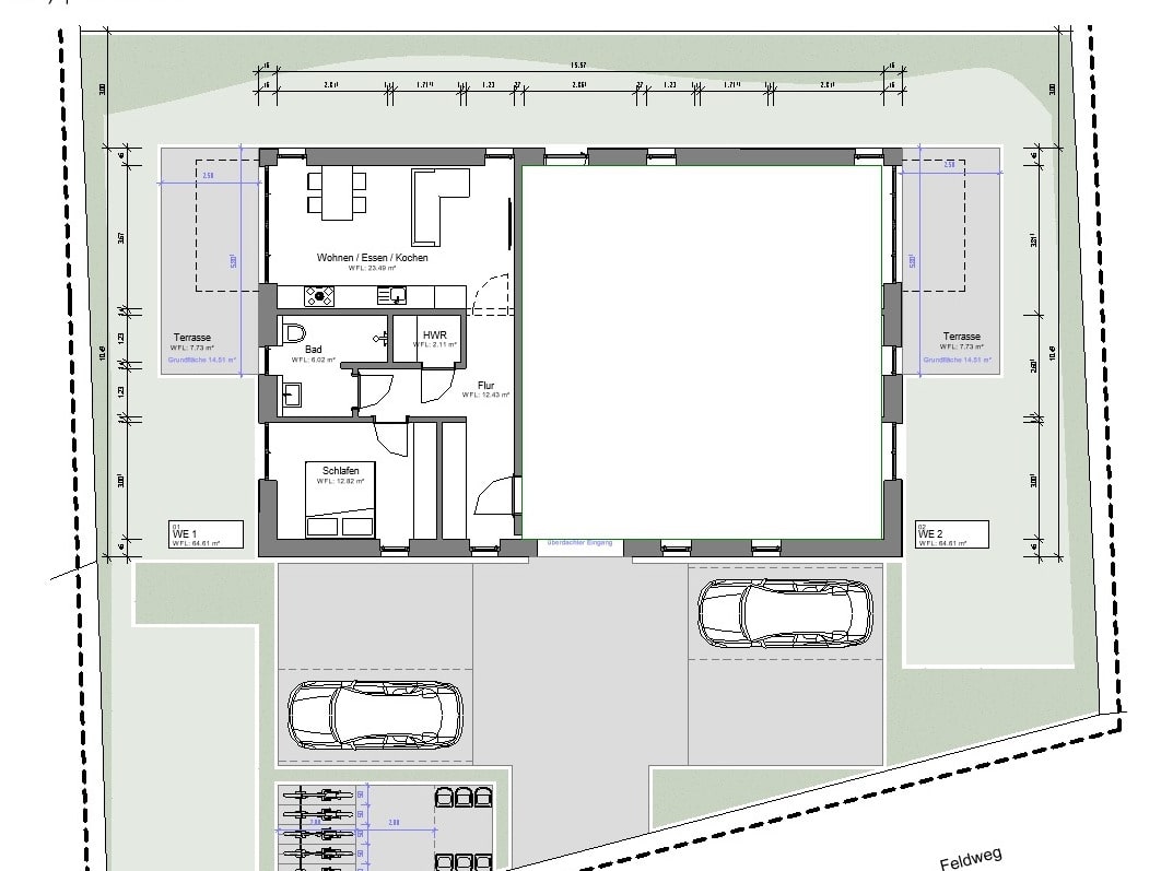 Wohnung zum Kauf 283.500 € 2 Zimmer 64,2 m²<br/>Wohnfläche Billerbeck 48727