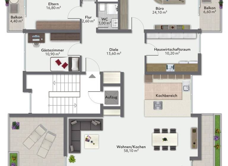 Wohnung zum Kauf 950.000 € 4 Zimmer 166,4 m² 4. Geschoss Aschheim 85609