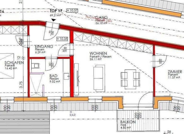 Wohnung zum Kauf - Erstbezug 340.000 € 3 Zimmer 69,2 m² 3. Geschoss Attergauer Straße St. Georgen im Attergau 4880