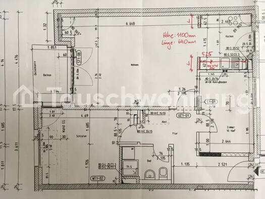 Wohnung zur Miete Tauschwohnung 1.600 € 3 Zimmer 77 m² Osdorf Hamburg 22765