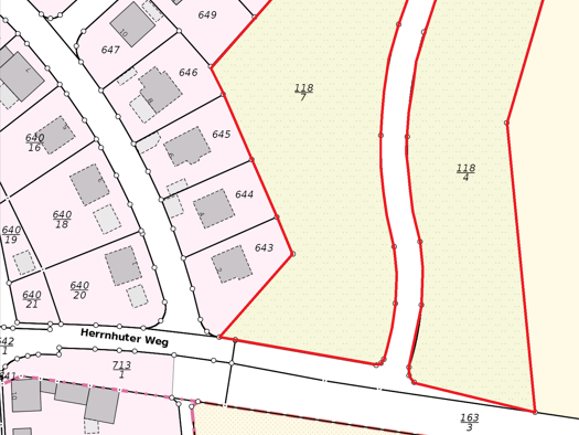 Grundstück zum Kauf 700 m² Grundstück frei ab 16.02.2026 Herrnhuter Weg 0 Kornhochheim Nesse-Apfelstädt 99192