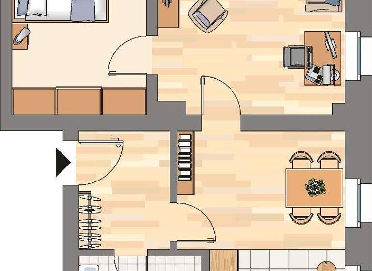 Wohnung zur Miete 459 € 2 Zimmer 56,9 m² 1. Geschoss Provinzialstraße 342 Bövinghausen Dortmund 44388