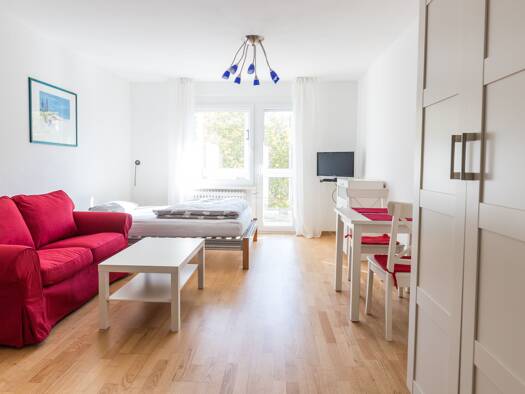 Studio zur Miete auf Zeit 1.280 € 1 Zimmer 30 m² frei ab sofort Eschenheimer Anlage 0 Nordend-West Frankfurt am Main 60318