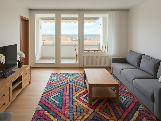 Wohnung zur Miete 1.300 € 2 Zimmer 72 m² Geschoss 11/15 frei ab 10.01.2026 Stadtrandsiedlung Erlangen 91056