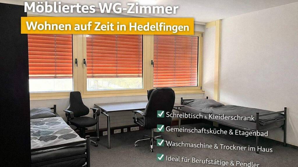 Studio zur Miete Wohnen auf Zeit 590 € 1 Zimmer 24 m² frei ab 28.02.2027 Hedelfingerstr. 0 Wangen Stuttgart Hedelfingen 70327