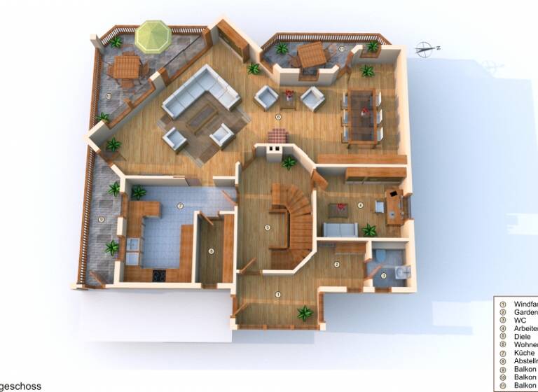 Einfamilienhaus zum Kauf 1.050.000 € 7 Zimmer 280 m² 736 m² Grundstück Lorenzen Lappersdorf 93138