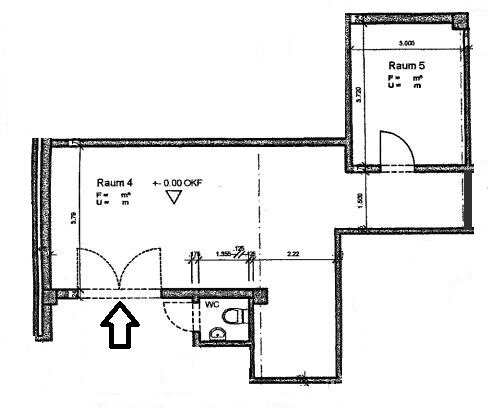 Büro-/Praxisfläche zur Miete 280 € 2 Zimmer 44 m²<br/>Bürofläche Schwarzburger Chaussee 76 West Rudolstadt 07407