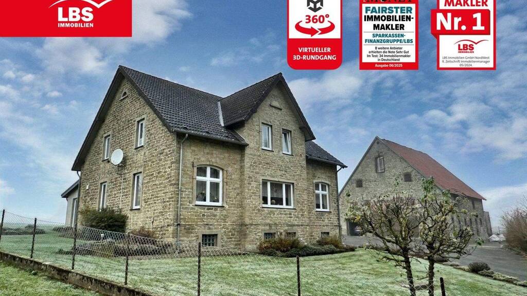 Einfamilienhaus zum Kauf 348.000 € 9 Zimmer 225,5 m² 2.081 m² Grundstück Mosebeck Detmold 32758