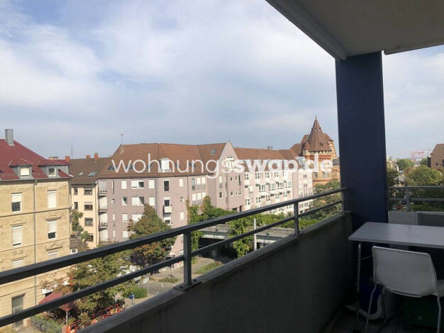 Studio zur Miete Tauschwohnung 650 € 1 Zimmer 35 m² 5. Geschoss Südweststadt Karlsruhe 76135