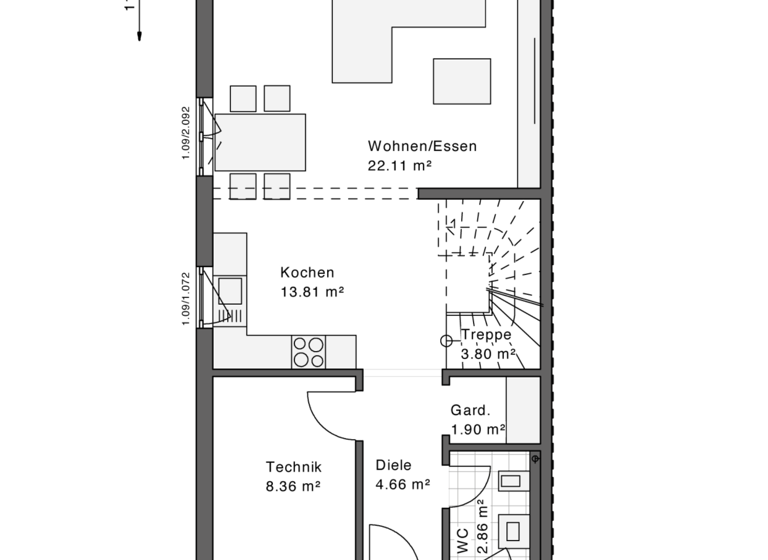 Doppelhaushälfte zur Miete - Erstbezug 1.670 € 3 Zimmer 115 m² 500 m² Grundstück Schierhorn Hanstedt 21271