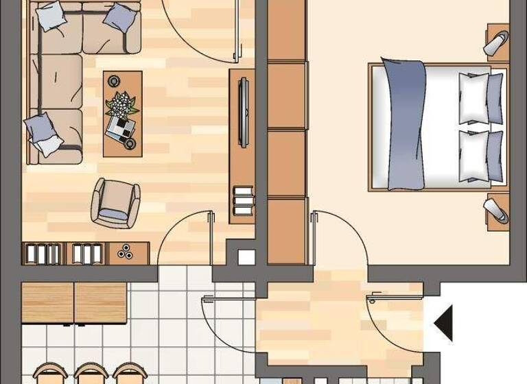 Wohnung zur Miete 509 € 2 Zimmer 51,9 m² 1. Geschoss frei ab 03.04.2026 Victorstraße 117 Bladenhorst Castrop-Rauxel 44579