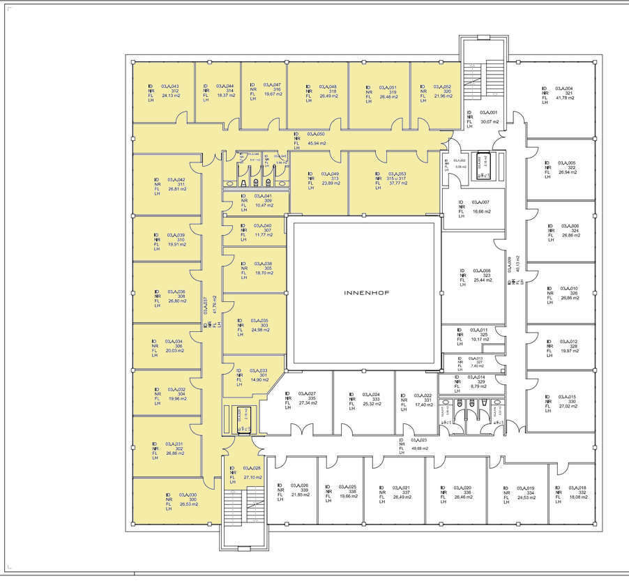 Bürofläche zur Miete provisionsfrei 3.747 € 19 Zimmer 576,5 m²<br/>Bürofläche Mahlsdorf Berlin 12623