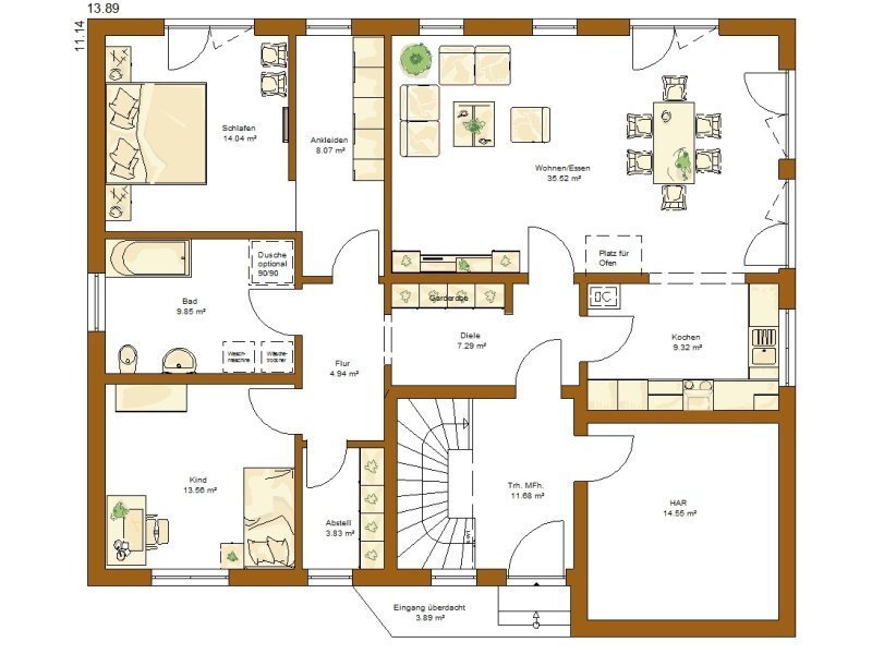 Mehrfamilienhaus zum Kauf 1.126.000 € 6 Zimmer 258 m²<br/>Wohnfläche 730 m²<br/>Grundstück Untereberfing Eberfing 82390