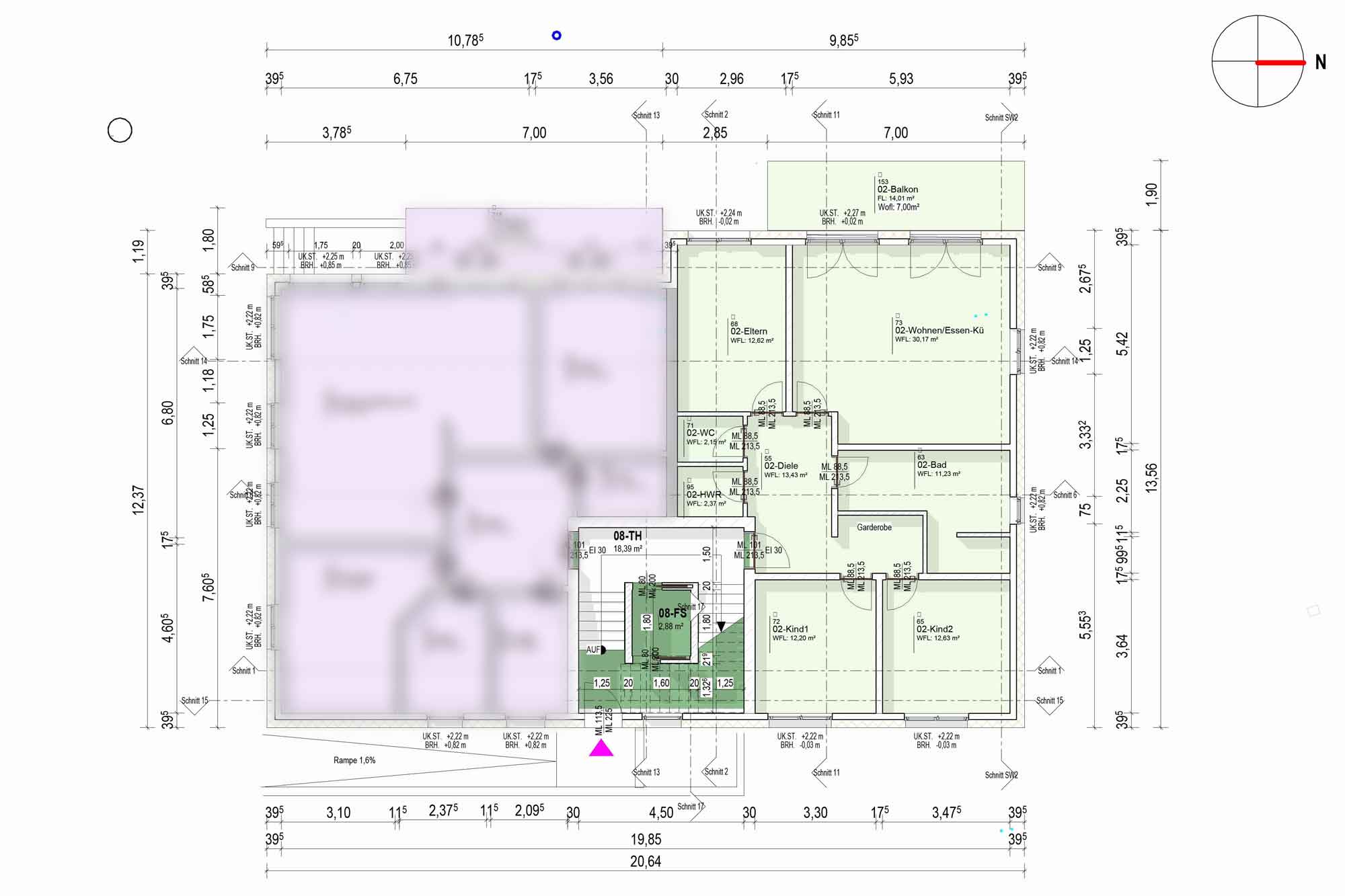 Wohnung zum Kauf provisionsfrei 535.000 € 4 Zimmer 103,8 m²<br/>Wohnfläche 1.<br/>Geschoss Wettbergen Hannover 30457