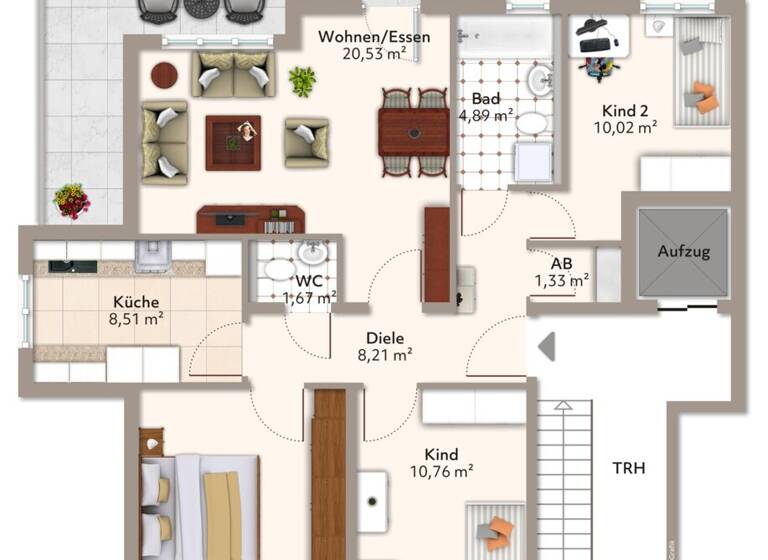 Wohnung zum Kauf 479.000 € 4 Zimmer 85 m² Altstadt Frankfurt am Main 60435