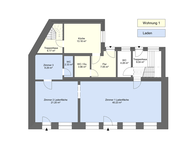 Gewerbeobjekt zum Kauf als Kapitalanlage geeignet 280.000 € 13 Zimmer 270 m² 280 m² Grundstück Landsberg 06188