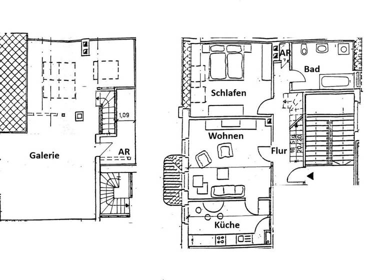 Maisonette zur Miete 450 € 3 Zimmer 113,8 m² 4. Geschoss frei ab sofort Pestalozzistraße 62 Westend Plauen 08523