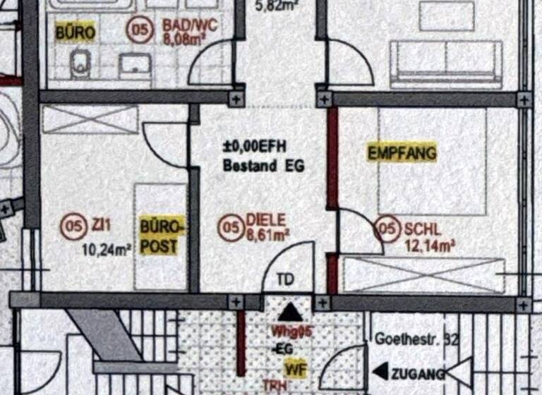 Wohnung zum Kauf provisionsfrei als Kapitalanlage geeignet 280.000 € 3 Zimmer 80 m² Trossingen 78647