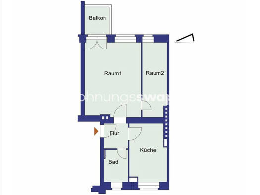 Studio zur Miete Tauschwohnung 324 € 2 Zimmer 46 m² EG Prenzlauer Berg Berlin 10439
