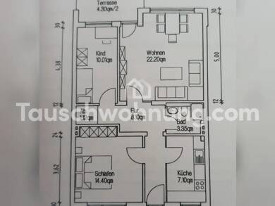 Terrassenwohnung zur Miete Tauschwohnung 565 € 3 Zimmer 67 m² EG Hamburg 22529