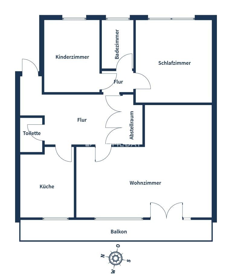 Wohnung zum Kauf 169.000 € 3 Zimmer 89 m²<br/>Wohnfläche EG<br/>Geschoss Ende Herdecke 58313