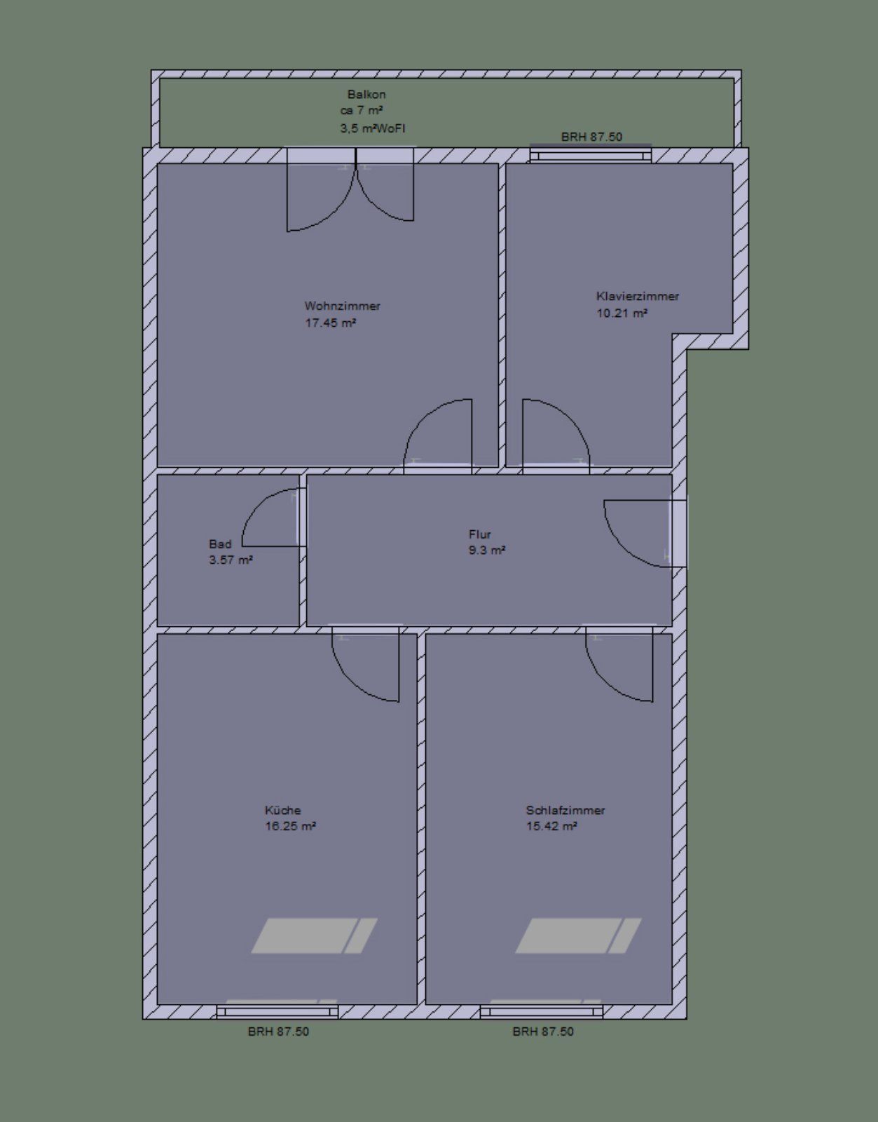 Wohnung zur Miete 750 € 3 Zimmer 78 m²<br/>Wohnfläche 5.<br/>Geschoss Ursulinenstraße 42 Hauptbahnhof Saarbrücken 66111