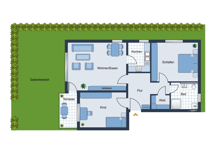 Wohnung zum Kauf 225.000 € 3 Zimmer 80 m²<br/>Wohnfläche Steinenbach Aulendorf 88326