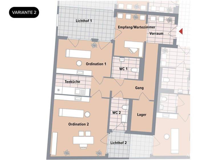 Praxis zum Kauf - Erstbezug 397.100 € 3 Zimmer 73,3 m² Bürofläche Wien 1230