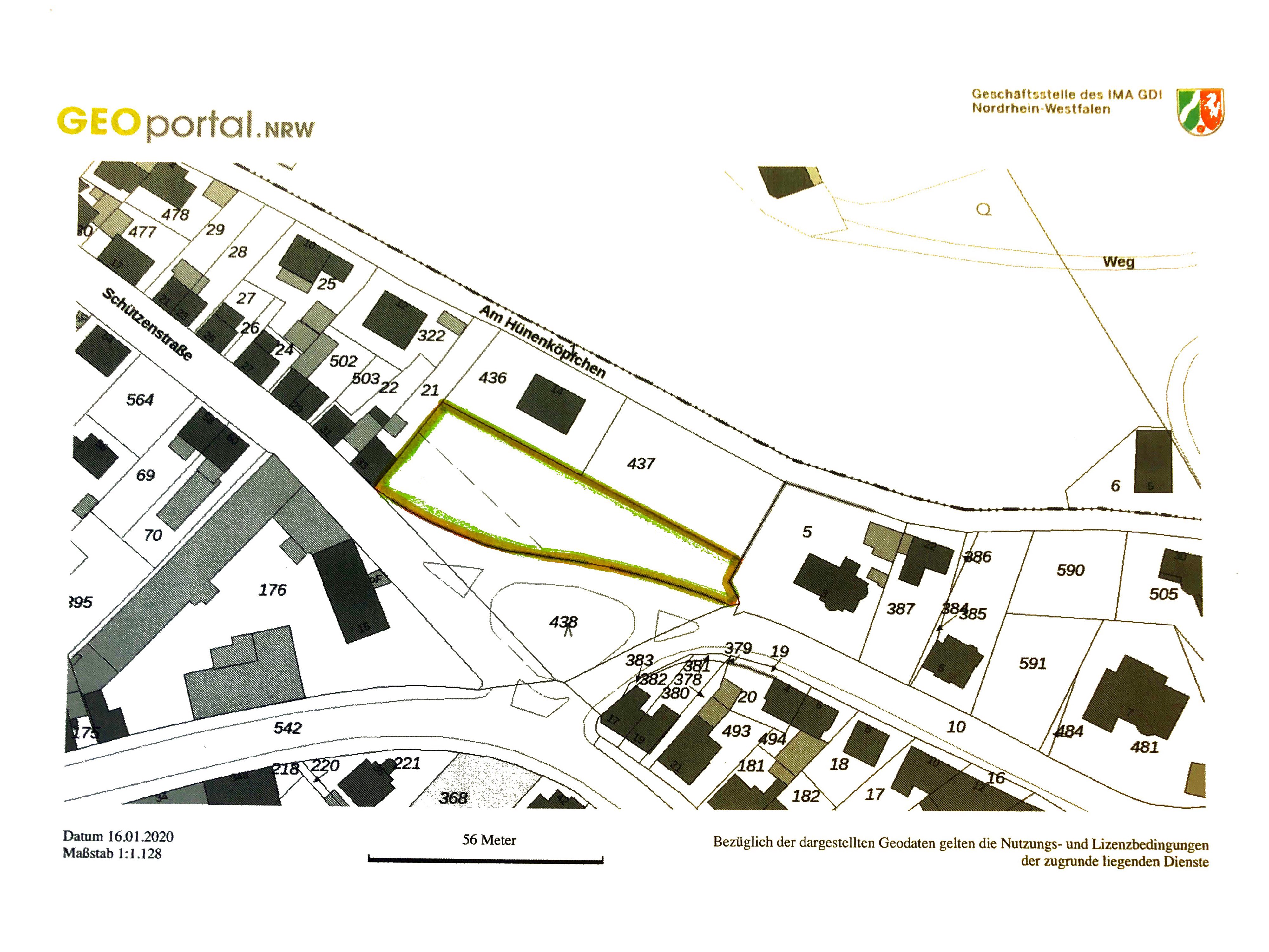 Grundstück zum Kauf 184.000 € 1.770 m²<br/>Grundstück Schützenstr. Menden - Mitte Menden 58706