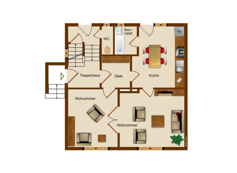 Einfamilienhaus zum Kauf 329.000 € 6 Zimmer 146,8 m² 719 m² Grundstück Innenstadt Gütersloh 33332