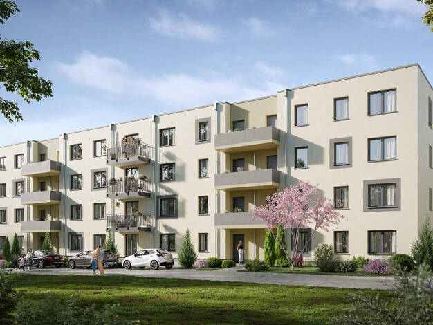 Wohnung zum Kauf - Neubau provisionsfrei 159.900 € 1 Zimmer 48,2 m² EG frei ab 01.12.2026 Mixdorfer Straße 1A Frankfurt Frankfurt (Oder) 15232