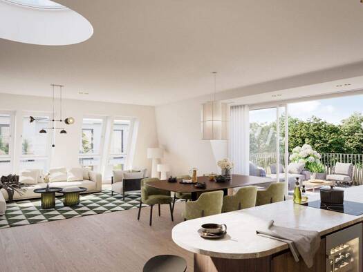 Penthouse zum Kauf - Erstbezug provisionsfrei 2.750.000 € 5 Zimmer 201 m² 2. Geschoss München 81479