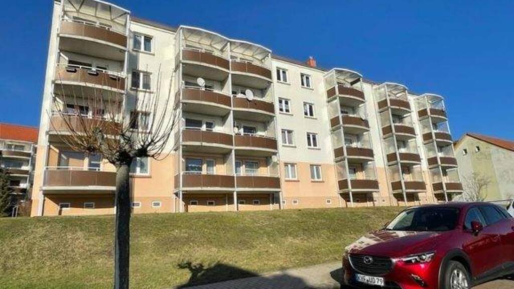 Wohnung zur Miete 306 € 2 Zimmer 51 m² 1. Geschoss frei ab sofort Andreas-Tentzel-Straße 10 Greußen 99718