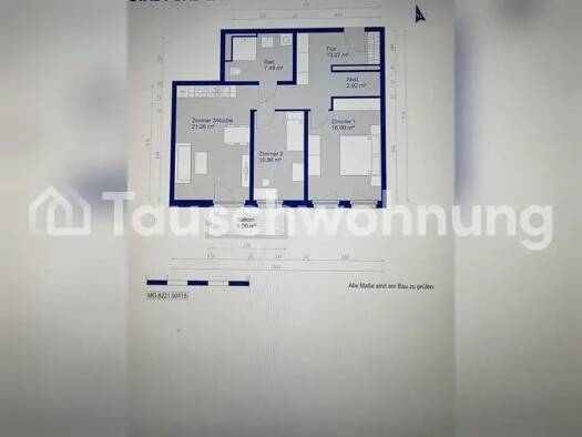 Wohnung zur Miete Tauschwohnung 998 € 3 Zimmer 80 m² 2. Geschoss Kaulsdorf Berlin 12619