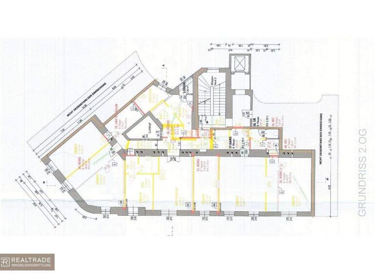 Büro zur Miete 15 € 6 Zimmer 215,7 m² Bürofläche Wien 1210