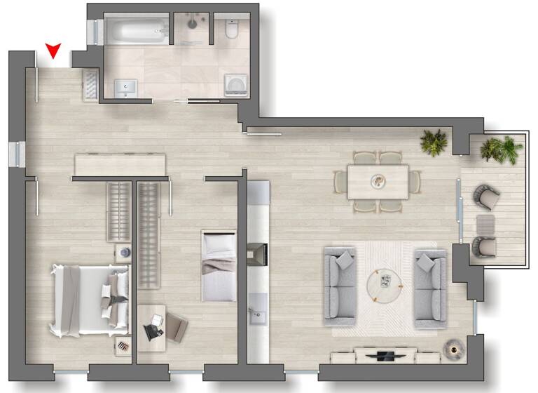Wohnung zum Kauf - Erstbezug provisionsfrei 549.000 € 3 Zimmer 92,6 m² 2. Geschoss frei ab sofort Koburger Strasse 181 Markkleeberg 04416
