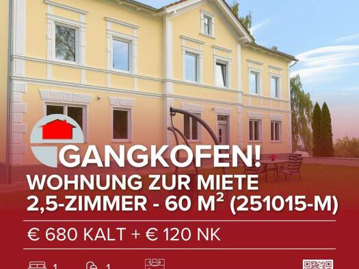 Wohnung zur Miete 680 € 2,5 Zimmer 60 m² Gangkofen 84140