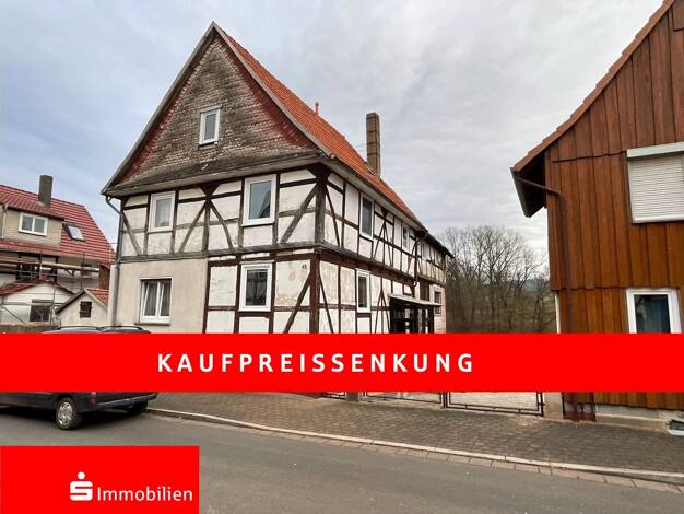 Einfamilienhaus zum Kauf 35.000 € 3 Zimmer 60 m² 607 m² Grundstück Oberdünzebach Eschwege 37269
